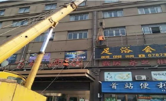 长阳安装较高的门店招牌有什么好的方法？